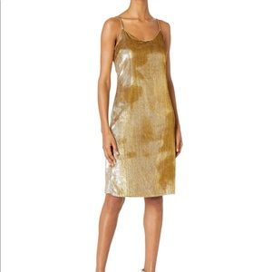 Cynthia Rowley silver and gold dress!